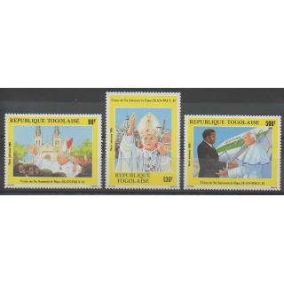 Timbres - Togo - 1985 - No PA561/PA563 - Papauté
