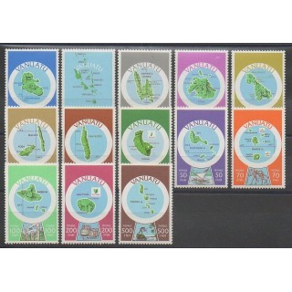 Timbres - Vanuatu - 1980 - No 596/608