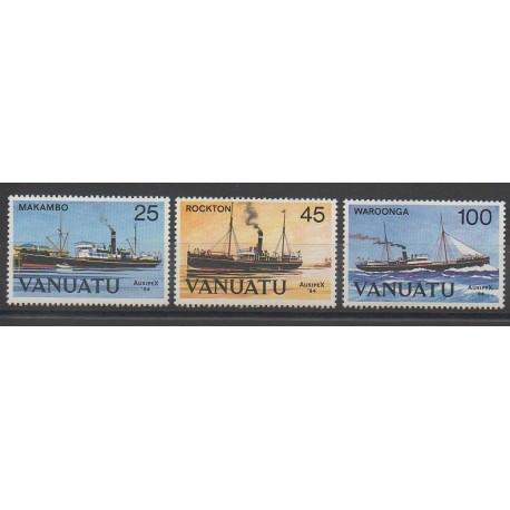 Vanuatu - 1984 - No 699/701 - Bateaux