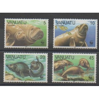 Stamps - Vanuatu - 1988 - Nb 797/800 - Sea life