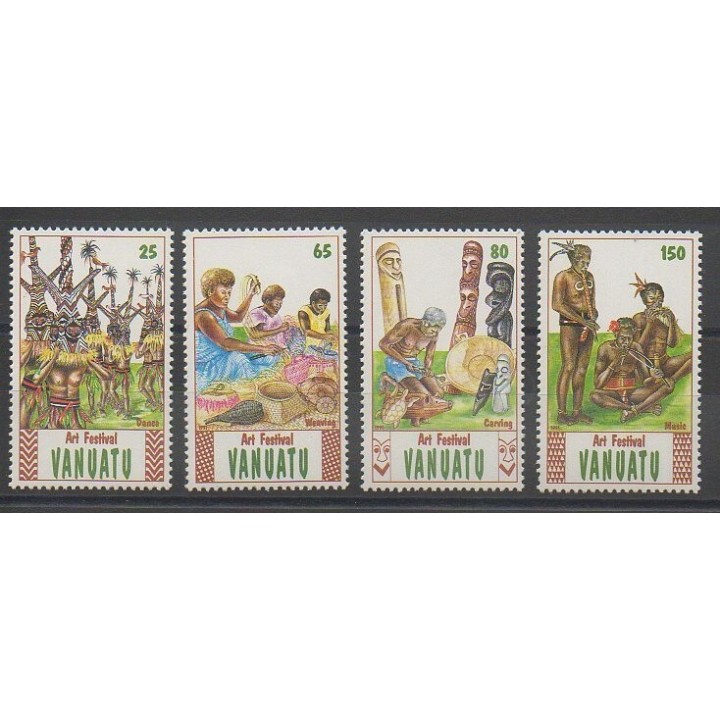 Stamps - Vanuatu - 1991 - Nb 860/863