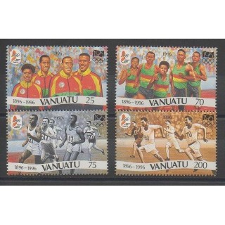 Stamps - Vanuatu - 1996 - Nb 1009/1012 - Summer Olympics