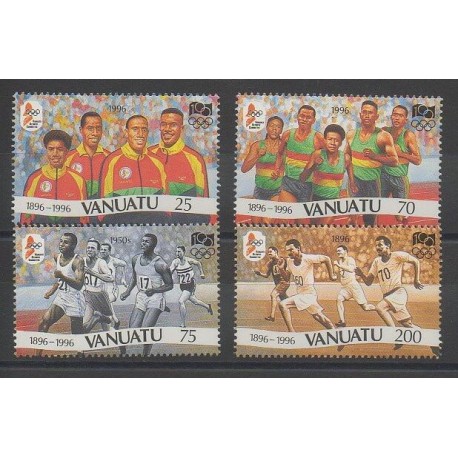 Vanuatu - 1996 - No 1009/1012 - Jeux Olympiques d'été