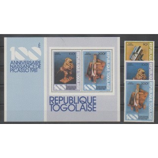 Timbres - Togo - 1981 - No PA445/PA447 - BF151 - Art