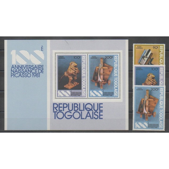 Timbres - Togo - 1981 - No PA445/PA447 - BF151 - Art
