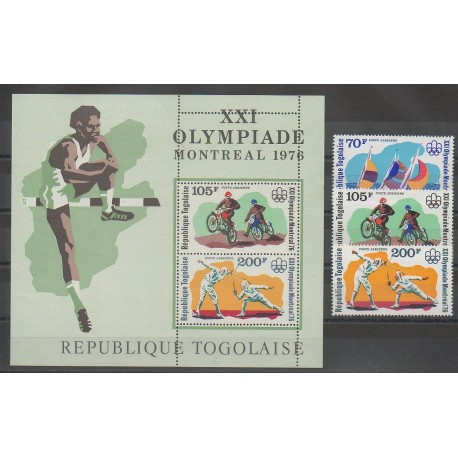Togo - 1976 - No PA280/PA282 - BF94 - Jeux Olympiques d'été