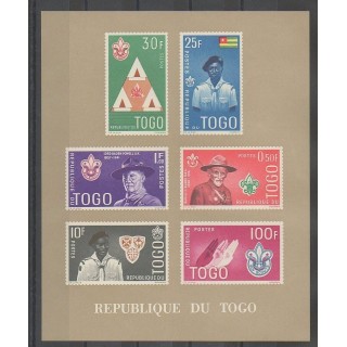 Stamps - Togo - 1961 - Nb BF5 - Scouts