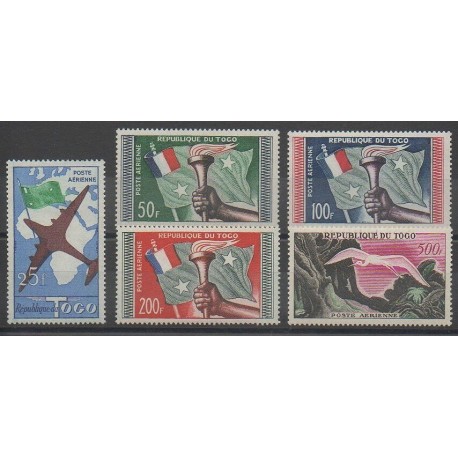 Togo - 1959 - Nb PA29/PA33 - Mint hinged