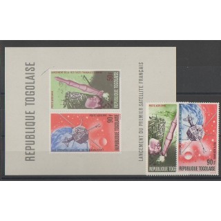 Stamps - Togo - 1967 - Nb PA67/PA68 - BF24 - Space