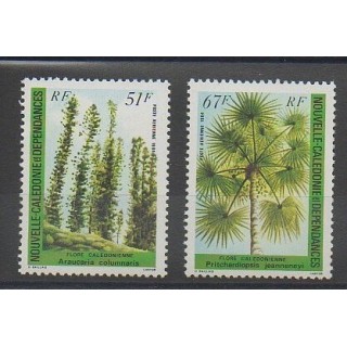Stamps - New Caledonia - Airmail - 1984 - Nb PA238/PA239 - Trees