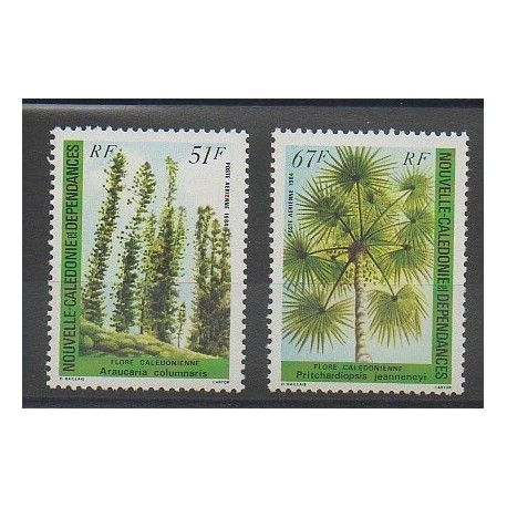 New Caledonia - Airmail - 1984 - Nb PA238/PA239 - Trees