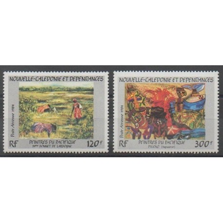 New Caledonia - Airmail - 1984 - Nb PA245/PA246 - Paintings