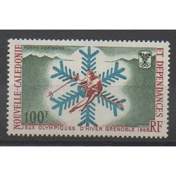 New Caledonia - Airmail - 1967 - Nb PA96 - Winter Olympics