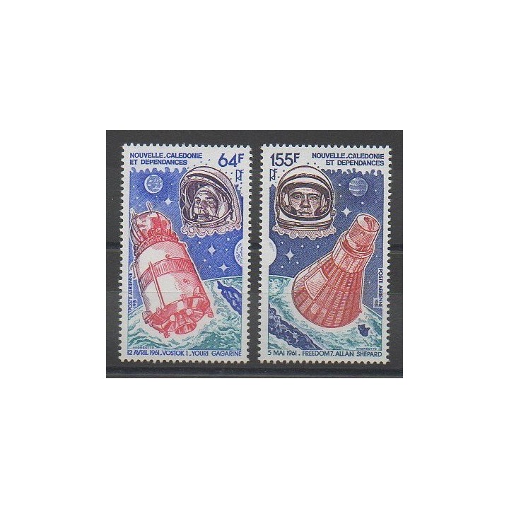 Stamps - New Caledonia - Airmail - 1981 - Nb PA212/PA213 - Space