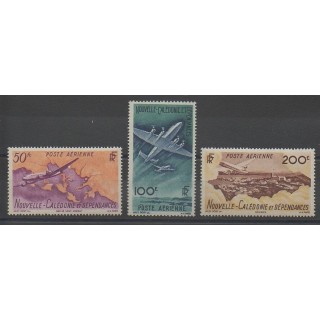 Timbres - Nouvelle-Calédonie  - 1948 - No PA61/PA63