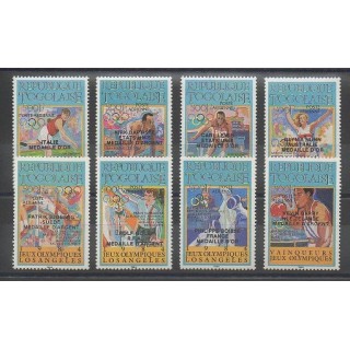 Timbres - Togo - 1986 - No PA594/PA601 - Jeux Olympiques d'été