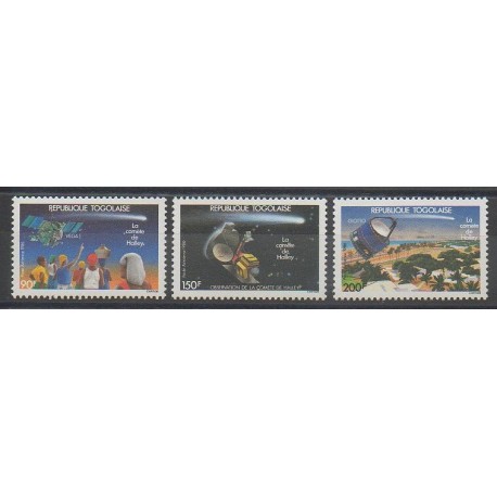 Togo - 1986 - No PA589/PA591 - Astronomie