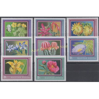 Timbres - Thème fleurs  - Hongrie - 1971 - No 2177/2184