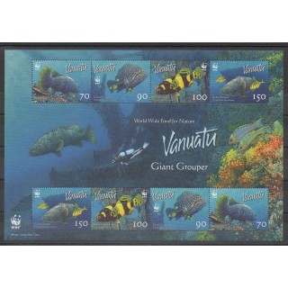 Timbres - Vanuatu - 2006 - No BF58 - Poissons