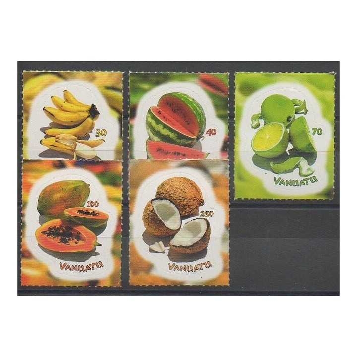 Stamps - Vanuatu - 2007 - Nb 1285/1289 - Fruits