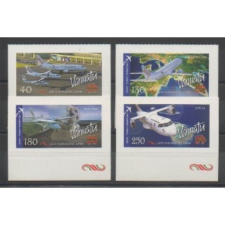 Timbres - Vanuatu - 2007 - No 1298/1301 - Avions