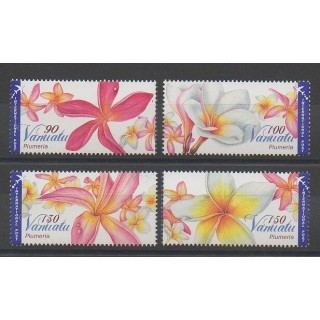 Stamps - Vanuatu - 2009 - Nb 1345/1348 - Flowers