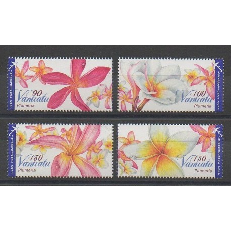Vanuatu - 2009 - Nb 1345/1348 - Flowers
