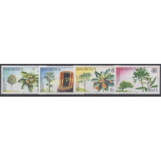 Timbres - Thème flore - Maurice - 2001 - No 975/978