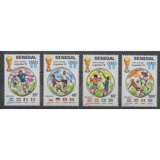 Stamps - Senegal - 1978 - Nb 495/498 - Soccer World Cup