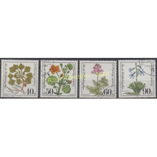Timbres - Thème fleurs  - Allemagne occidentale (RFA) - 1981 - No 940/943