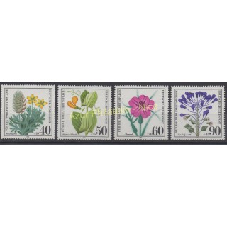 Timbres - Thème fleurs  - Allemagne occidentale (RFA) - 1980 - No 905/908