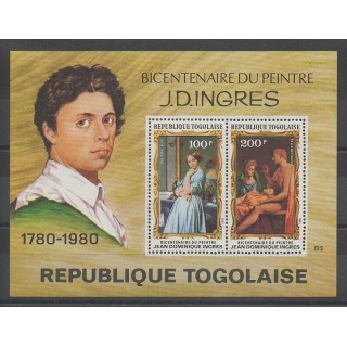Stamps - Togo - 1980 - Nb BF140 - Paintings