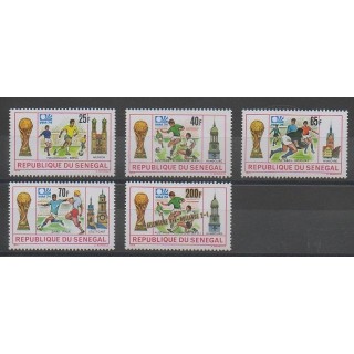 Stamps - Senegal - 1974 - Nb 401/404 - 407 - Soccer World Cup