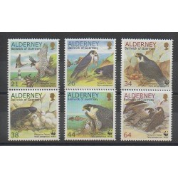 Aurigny (Alderney) - 2000 - Nb 146/151 - Birds - WWF
