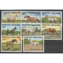 Comoros - 1983 - Nb 396/403 - Horses