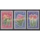 Timbres - Thème fleurs - Cambodge - 1961 - No 104/106