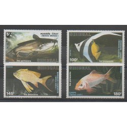Sénégal - 1988 - No 745/748 - Animaux marins