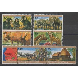 Sénégal - 1980 - No 530/535 - Animaux