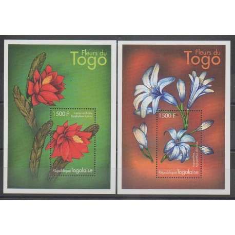 Togo - 2000 - Nb BF331/BF332 - Flowers