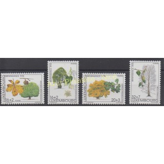 Timbres - Thème arbres - Luxembourg - 1996 - No 1330/1333