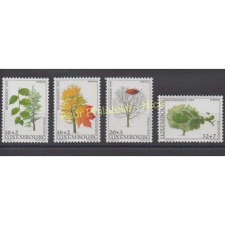 Timbres - Thème arbres - Luxembourg - 1997 - No 1381/1384