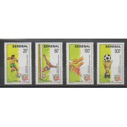 Sénégal - 1990 - No 862/865 - Football