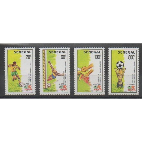 Sénégal - 1990 - No 862/865 - Football