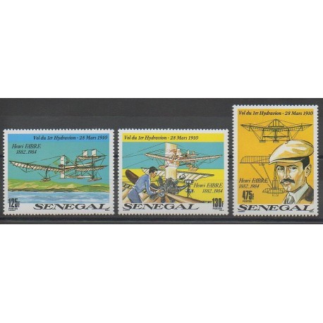 Sénégal - 1990 - No 866/868 - Avions