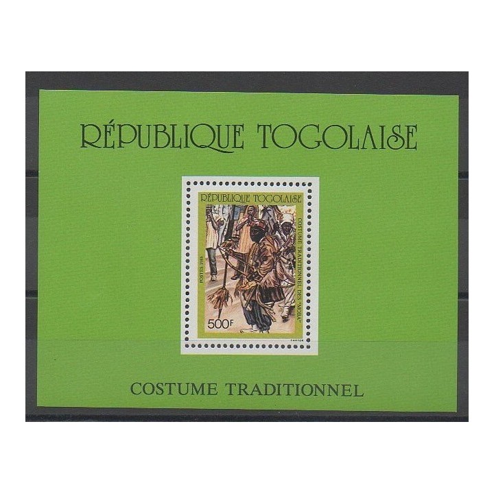 Stamps - Togo - 1988 - Nb BF273 - Costumes Uniforms