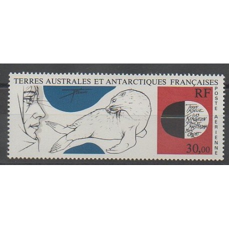 TAAF - Poste aérienne - 1985 - No PA89 - Mammifères - Animaux marins