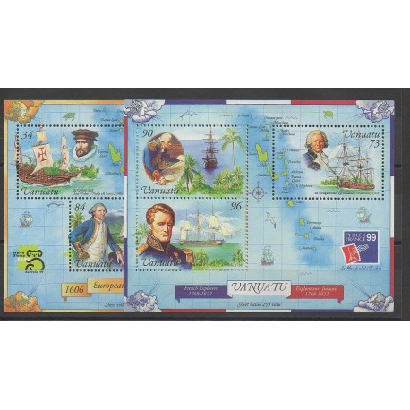 Vanuatu - 1999 - No BF33/BF34 - Bateaux