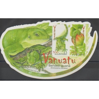 Stamps - Vanuatu - 2007 - Nb BF61 - Reptils