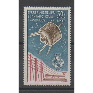Timbres - TAAF - Poste aérienne - 1965 - No PA9 - Espace