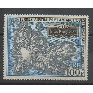 Timbres - TAAF - Poste aérienne - 1970 - No PA20 - Sites